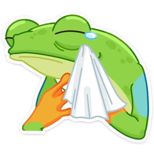 😥 Стикер «Квакша» для Telegram