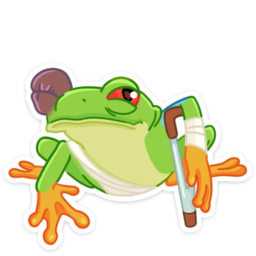 🐸 Стикер «Квакша» для Telegram