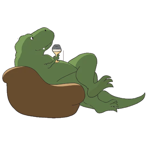 Стикерпак T-Rex для Telegram — скачать