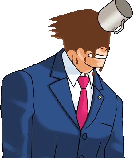 ☕ Стикер «Ace Attorney ITA» для Telegram