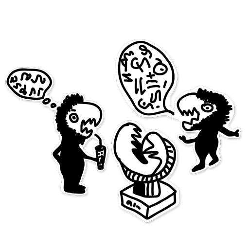 🧠 Стикер «Tribe Gyrus» для Telegram