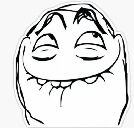 🤩 Стикер «Trollfaces» для Telegram