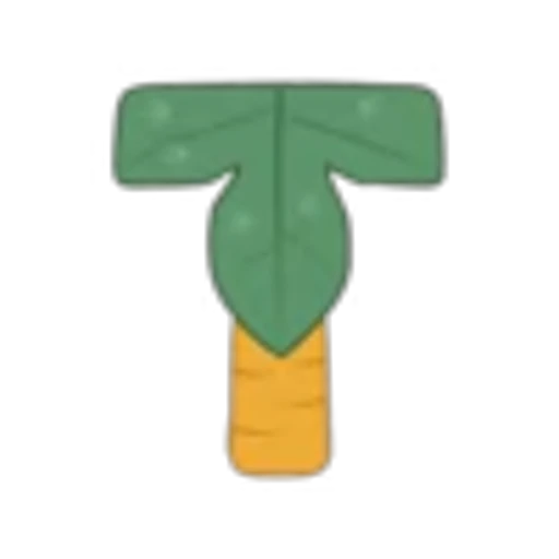 🌟 Эмодзи «Тропические буквы» для Telegram