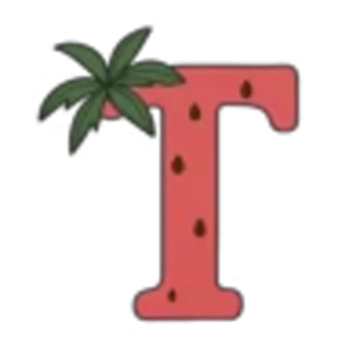 🌟 Эмодзи «Тропические буквы» для Telegram