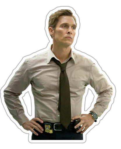 😳 Стикер «true-detective-captionless» для Telegram