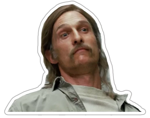 😱 Стикер «true-detective-captionless» для Telegram