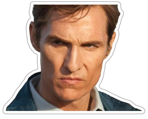😠 Стикер «true-detective-captionless» для Telegram