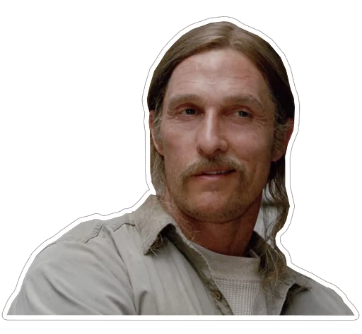 😀 Стикер «true-detective-captionless» для Telegram