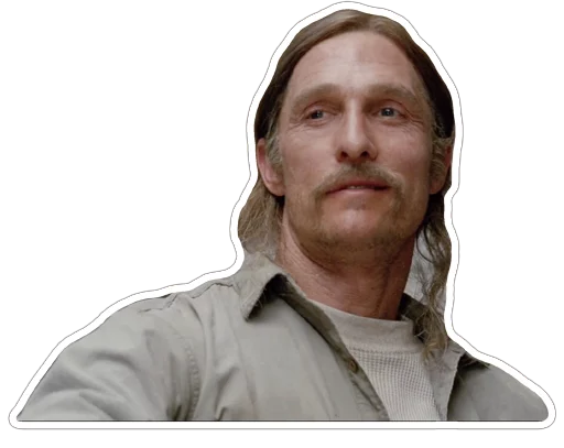 😃 Стикер «true-detective-captionless» для Telegram