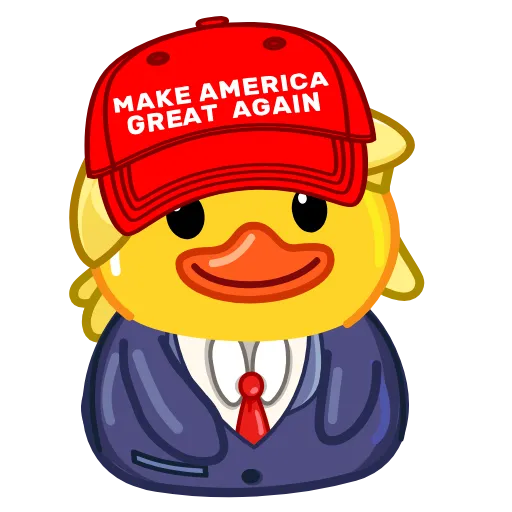 👍 Стикер «Trump Duck» для Telegram