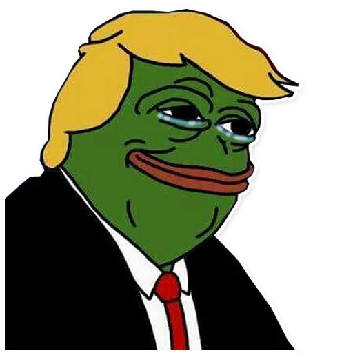 Стикерпак PepeTrump для Telegram — скачать