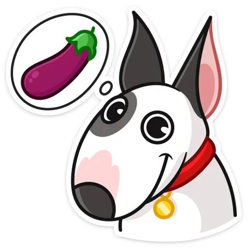 🍆 Стикер «Такер» для Telegram