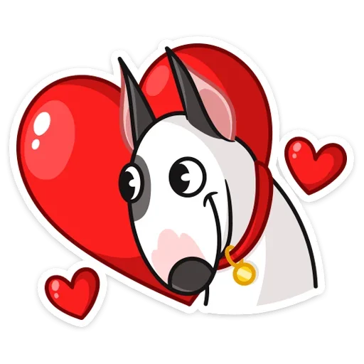 ❤️ Стикер «Такер» для Telegram