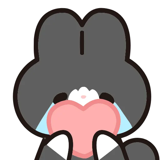 ❤️ Эмодзи «Tulip Bunny» для Telegram