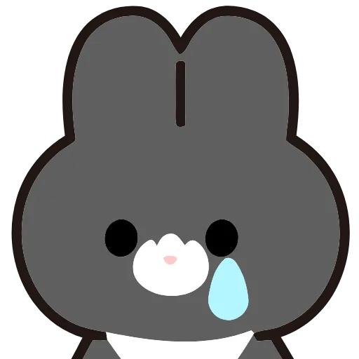😢 Эмодзи «Tulip Bunny» для Telegram
