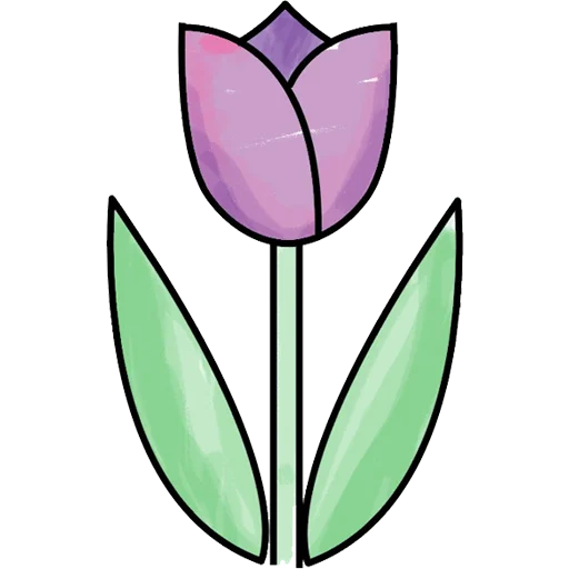 Стикерпак Tulips для Telegram — скачать