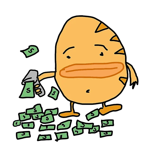 🤑 Стикер «pirozhok» для Telegram