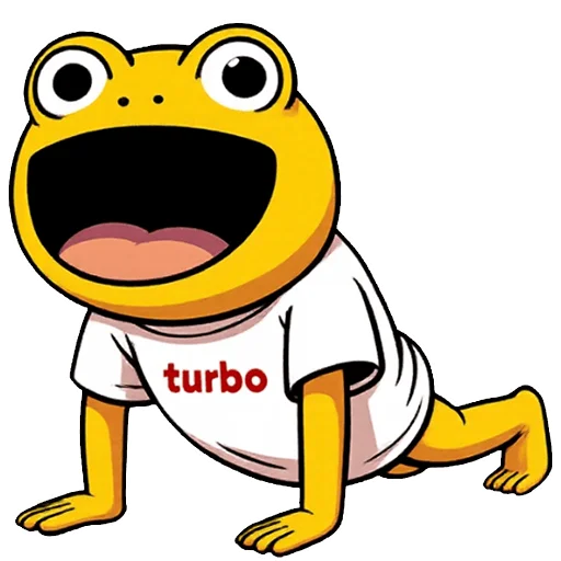 👐 Стикер «TURBO TOADS» для Telegram