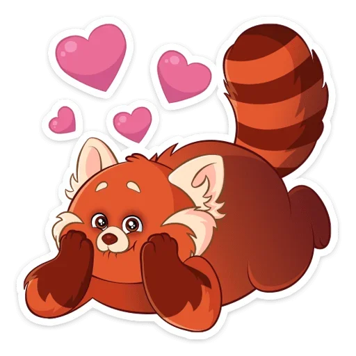 🥰 Стикер «Я краснею» для Telegram