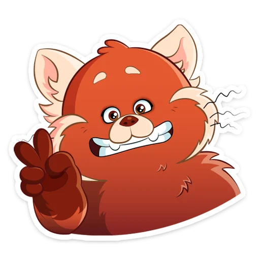 ✌ Стикер «Я краснею» для Telegram