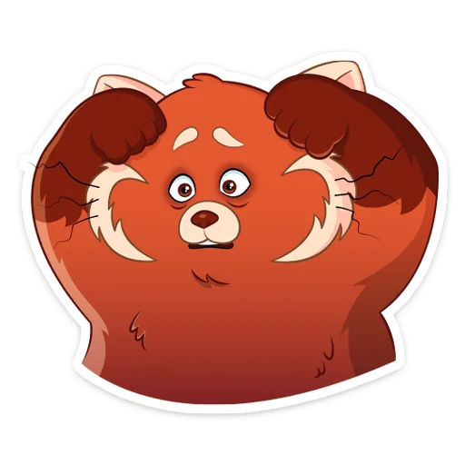 😳 Стикер «Я краснею» для Telegram