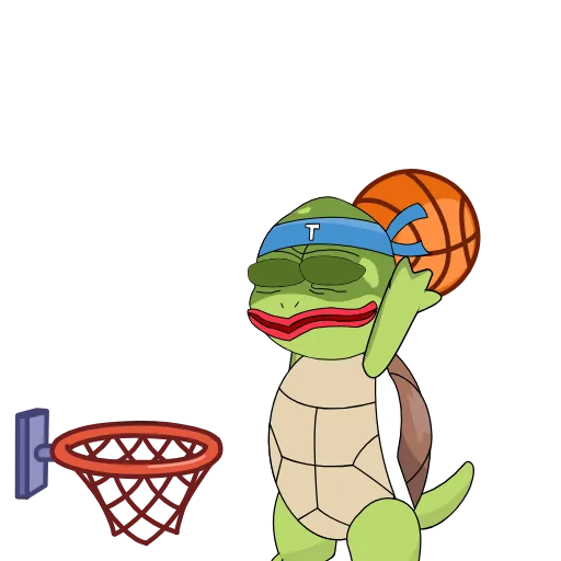 🏀 Стикер «Turtle» для Telegram