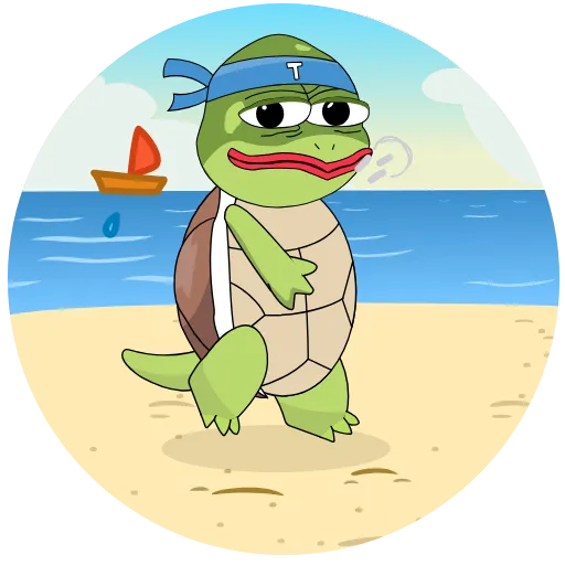 🏖 Стикер «Turtle» для Telegram