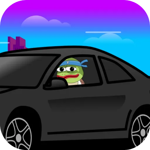 🚗 Стикер «Turtle» для Telegram