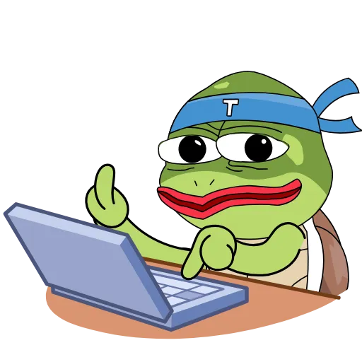 💻 Стикер «Turtle» для Telegram