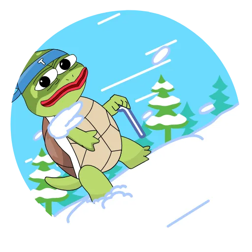 🏔 Стикер «Turtle» для Telegram
