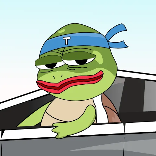 🛻 Стикер «Turtle» для Telegram