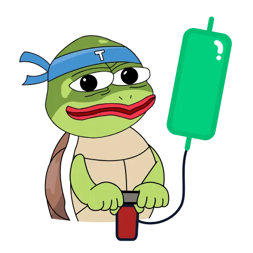💹 Стикер «Turtle» для Telegram