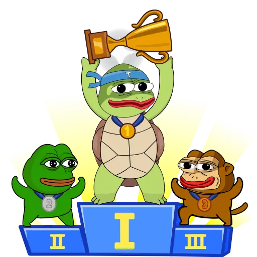 🥇 Стикер «Turtle» для Telegram