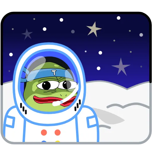 🌖 Стикер «Turtle» для Telegram
