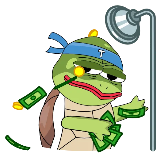🛀 Стикер «Turtle» для Telegram