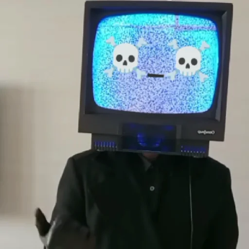 💀 Стикер «TV_MEN» для Telegram