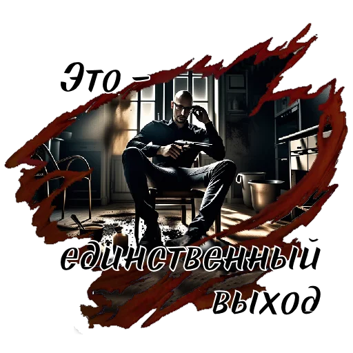 💀 Стикер «Сериал «ТВАРИ» для Telegram