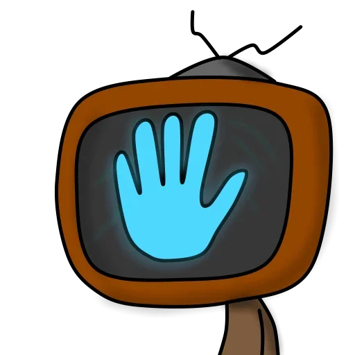 Стикерпак Tv everywhere для Telegram — скачать