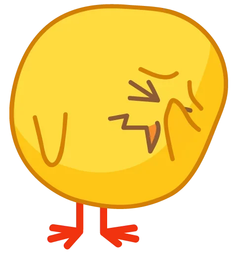 🙈 Стикер «Цыпа» для Telegram