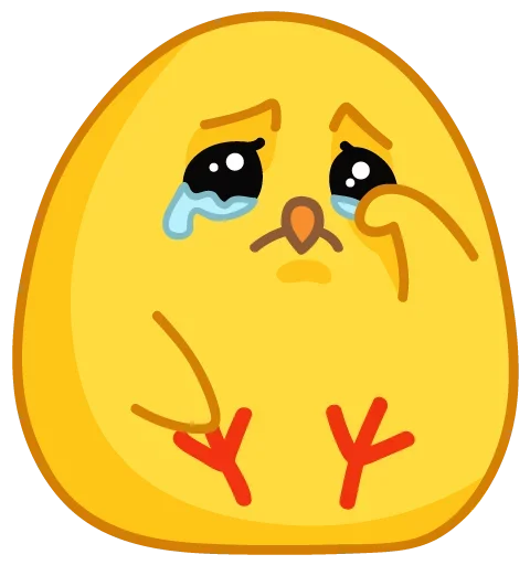 😢 Стикер «Цыпа» для Telegram