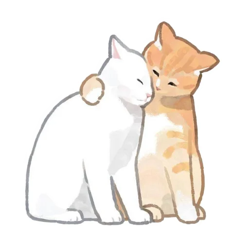 Стикерпак GENTLECAT and titsay для Telegram — скачать