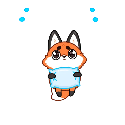 😴 Эмодзи «Лис Твигги» для Telegram