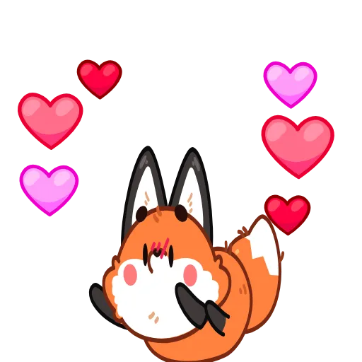 🥰 Эмодзи «Лис Твигги» для Telegram