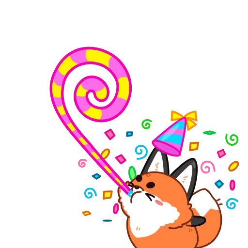 🥳 Эмодзи «Лис Твигги» для Telegram