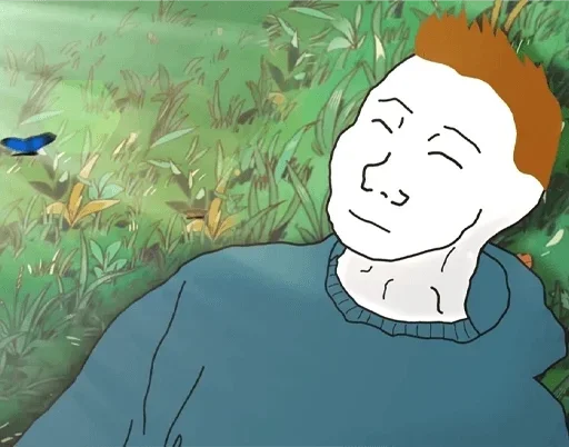🌞 Стикер «Wojak Party» для Telegram