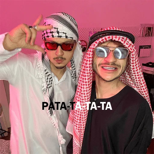 👳‍♀️ Стикер «2 BOYZ NO CAP» для Telegram