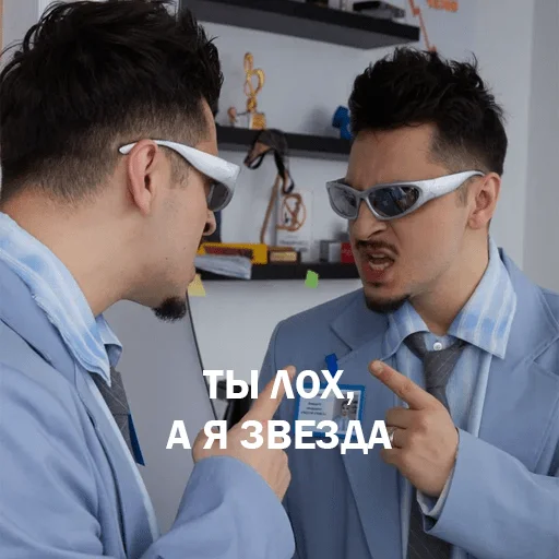 🤩 Стикер «2 BOYZ NO CAP» для Telegram
