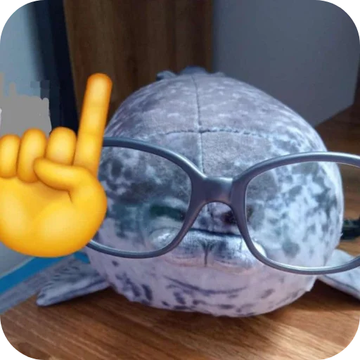👓 Стикер «Тюлень» для Telegram