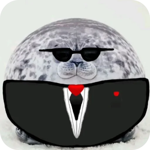 👓 Стикер «Тюлень» для Telegram