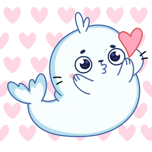 😘 Стикер «Тюленим» для Telegram